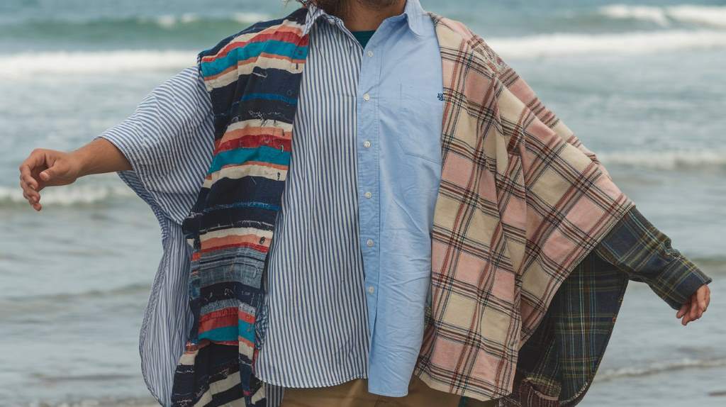 Make a Surf Poncho Using Old Clothes