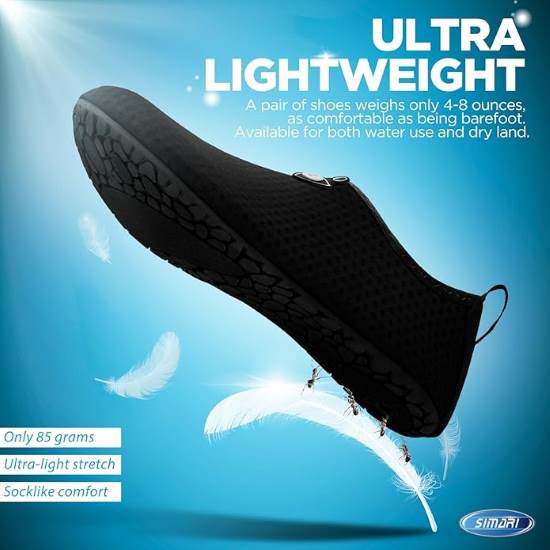 SIMARI Water Shoes Mens Womens Summer Beach Swim Shoes