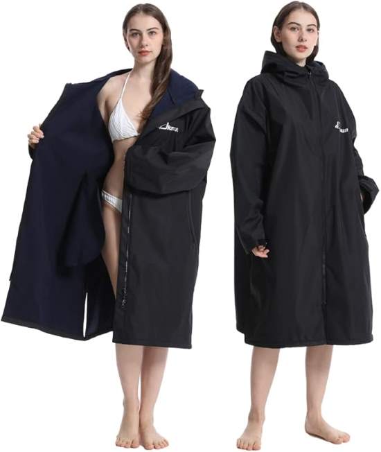 Oksun Waterproof Surf Poncho Changing Robe