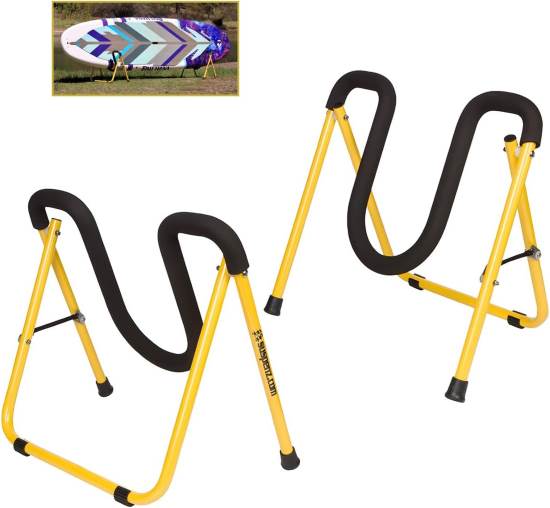 Suspenz EZ Fold SUP Portable Stands, Yellow
