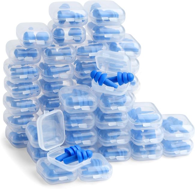 Quality Plugs by Rips reusable silicone ear plugs bulk pack with waterproof design for swimming, diving, and water sports