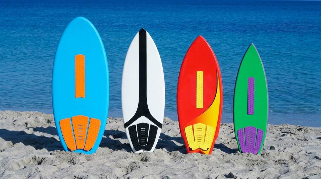 Skimboard sizing chart for different rider weights