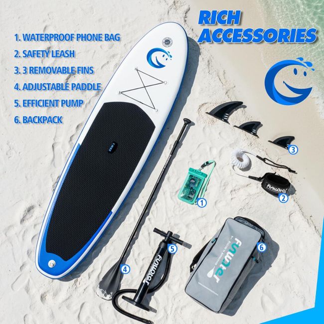 FunWater portable paddleboard designed for adults and youth enjoying lakes, rivers, and calm waters