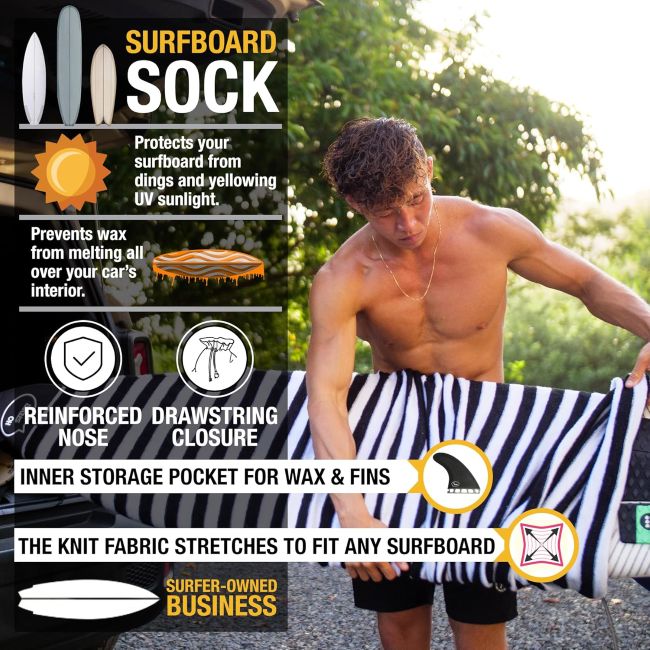 Affordable Ho Stevie! protective surfboard cover for storage and travel