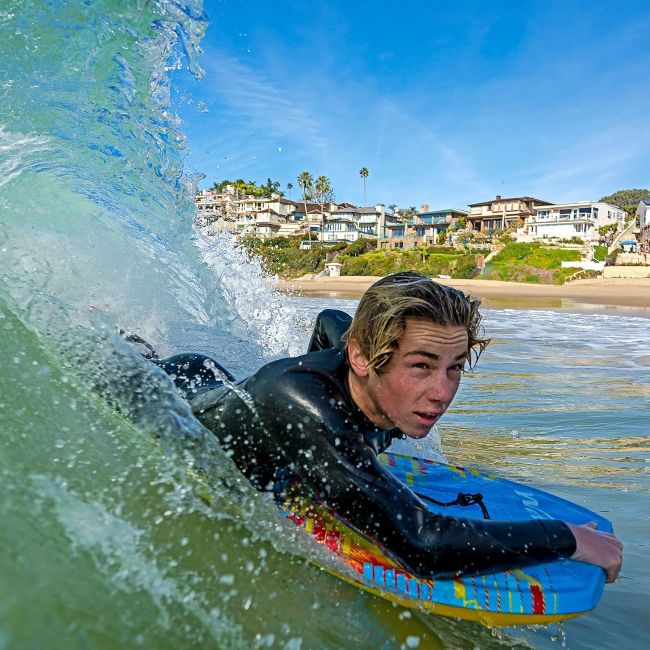 Wavestorm 40-inch bodyboards designed for convenient California beach adventures